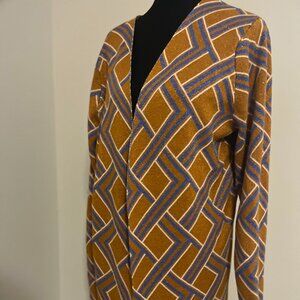 Forever 21 Multicolored Long Sleeve Cardigan